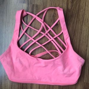 Lulu Lemon Coral Sports Bra